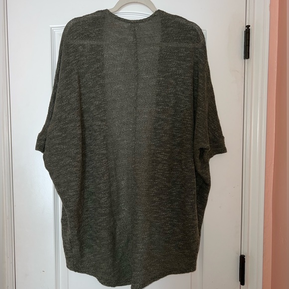 Olive green sweater/cardigan - Picture 2 of 3